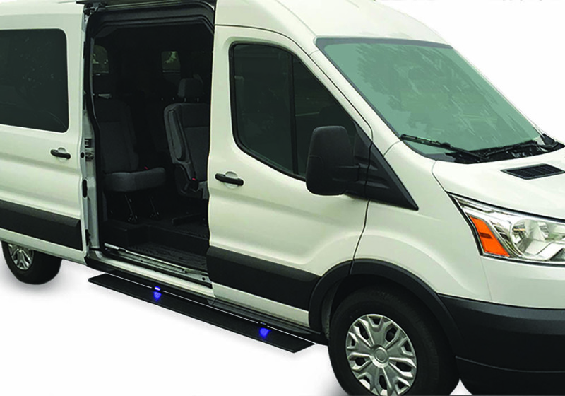 Mercedes-Benz Sprinter Running Boards - AMP Research - PowerStep Plug-N-Play System - Black - `07-`18